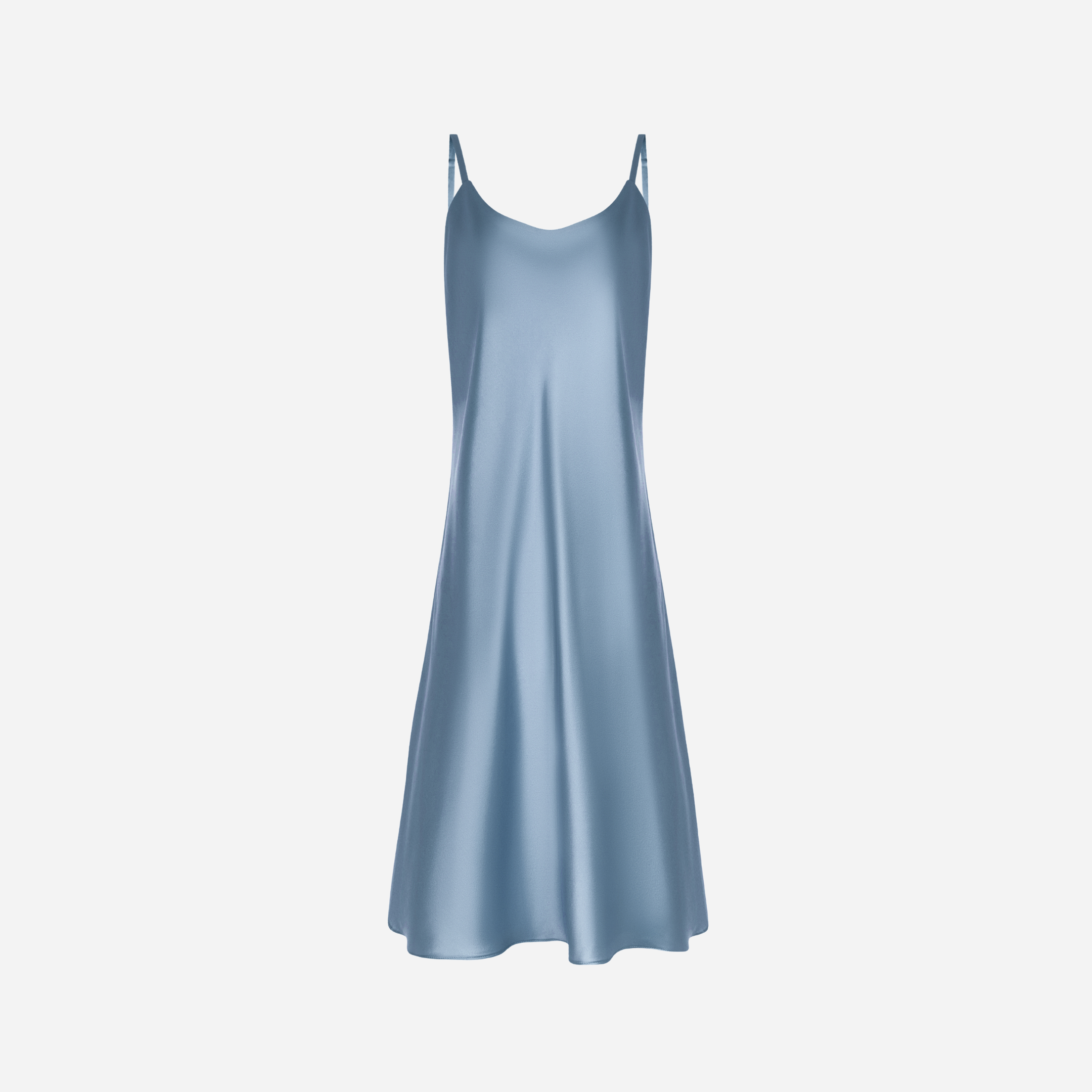 Silk nightdress VIRA - MOLODO Blue