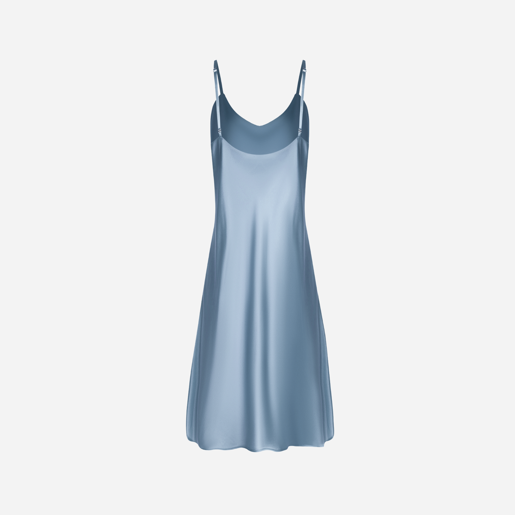 Silk nightdress VIRA - MOLODO Blue