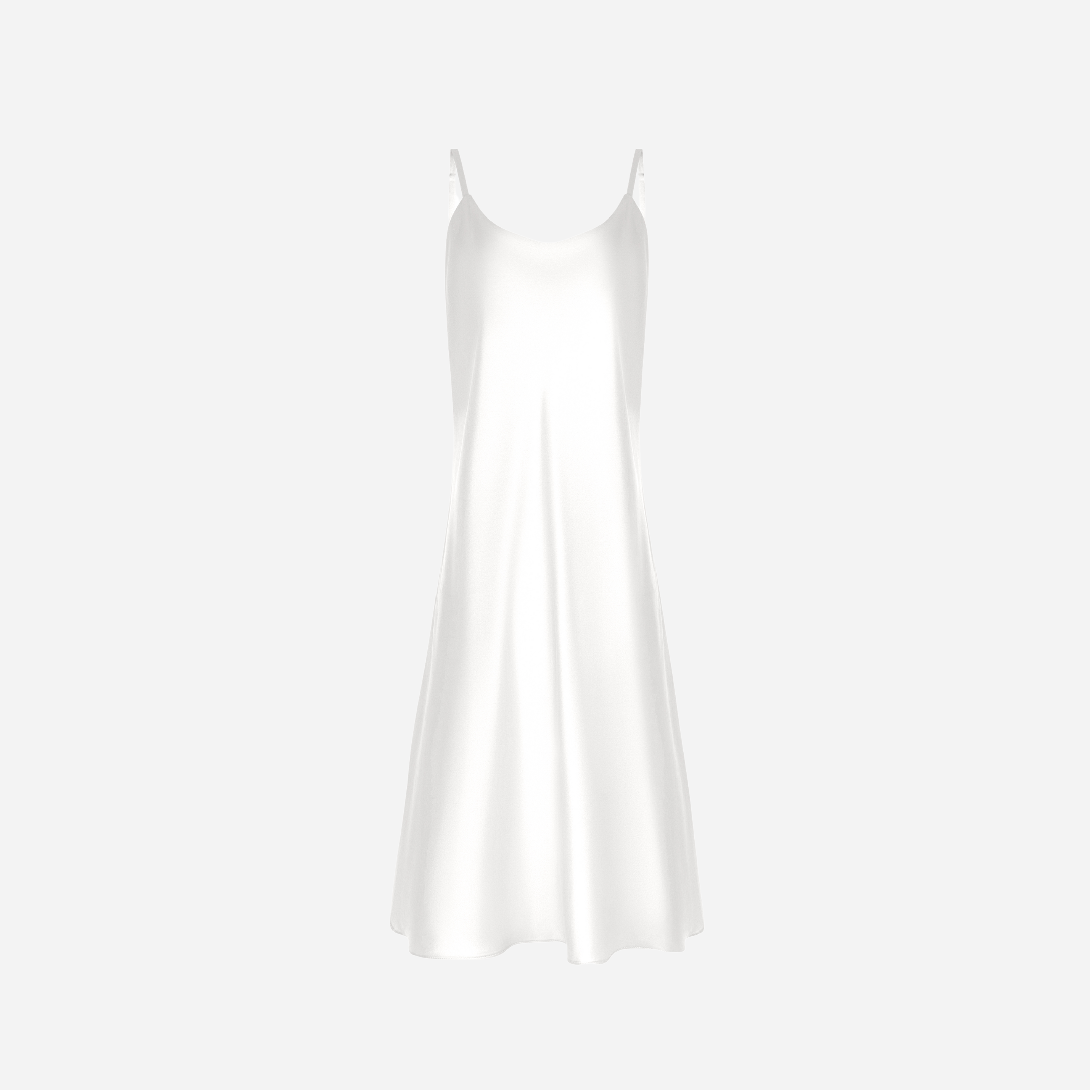Silk nightdress VIRA - Off White