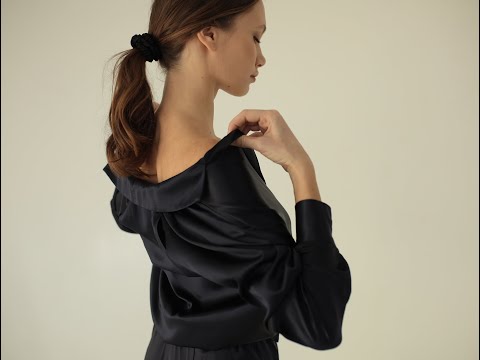 pajama pants, silk pajama pants, pure mulberry silk pajama pants, black classic pants, organic viscose pants, hidden pockets silk MOLODO, шовкова піжама МОЛОДО, класичні стильні шовкові штани, чорні шовкові штани з кишенями, штани з віскози, штани для сну, піжама,  відео огляд шовкових штанів класичного крою MOLODO