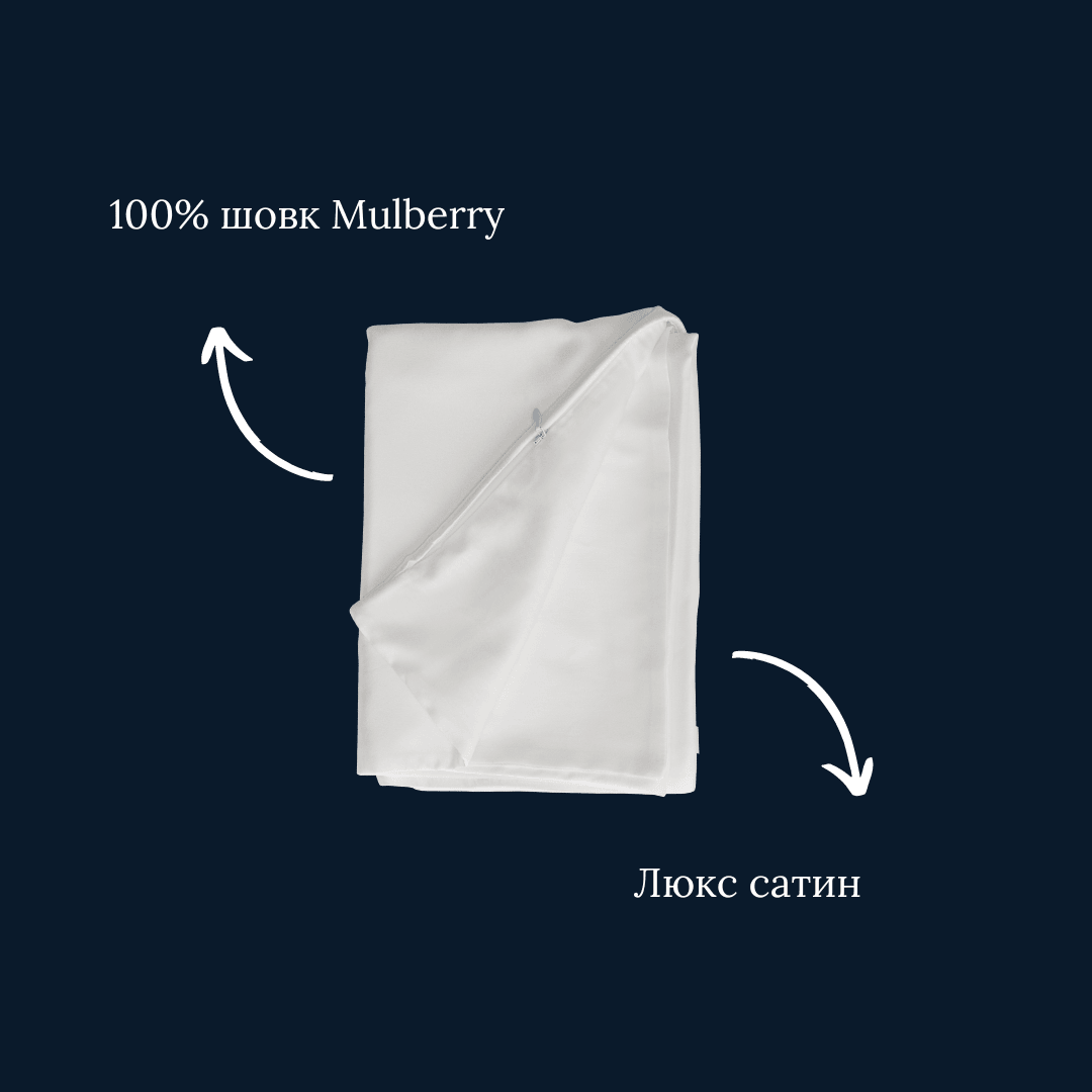 Organic Silk Satin Pillowcase skin and hair beauty MOLODO